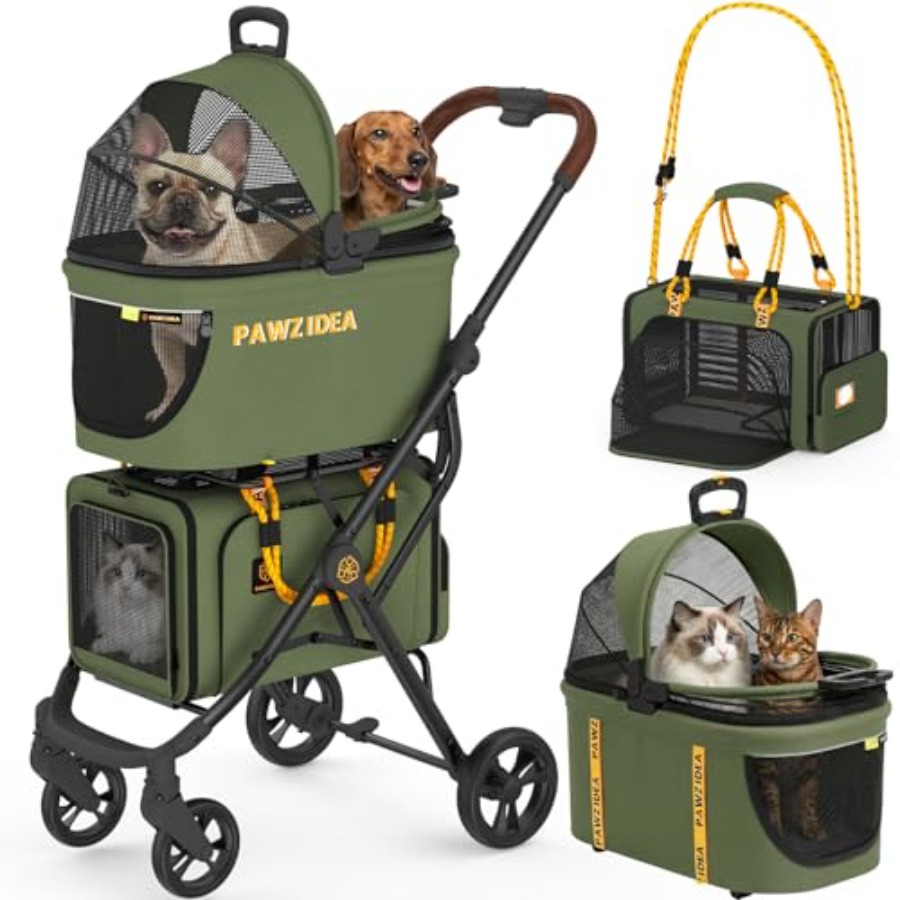 Pet Stroller Carrier - Double pet stroller for travel and