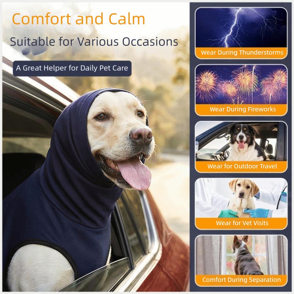 Dog Anxiety Vest - Noise-proof Dog Anxiety Vest Breathable Elastic