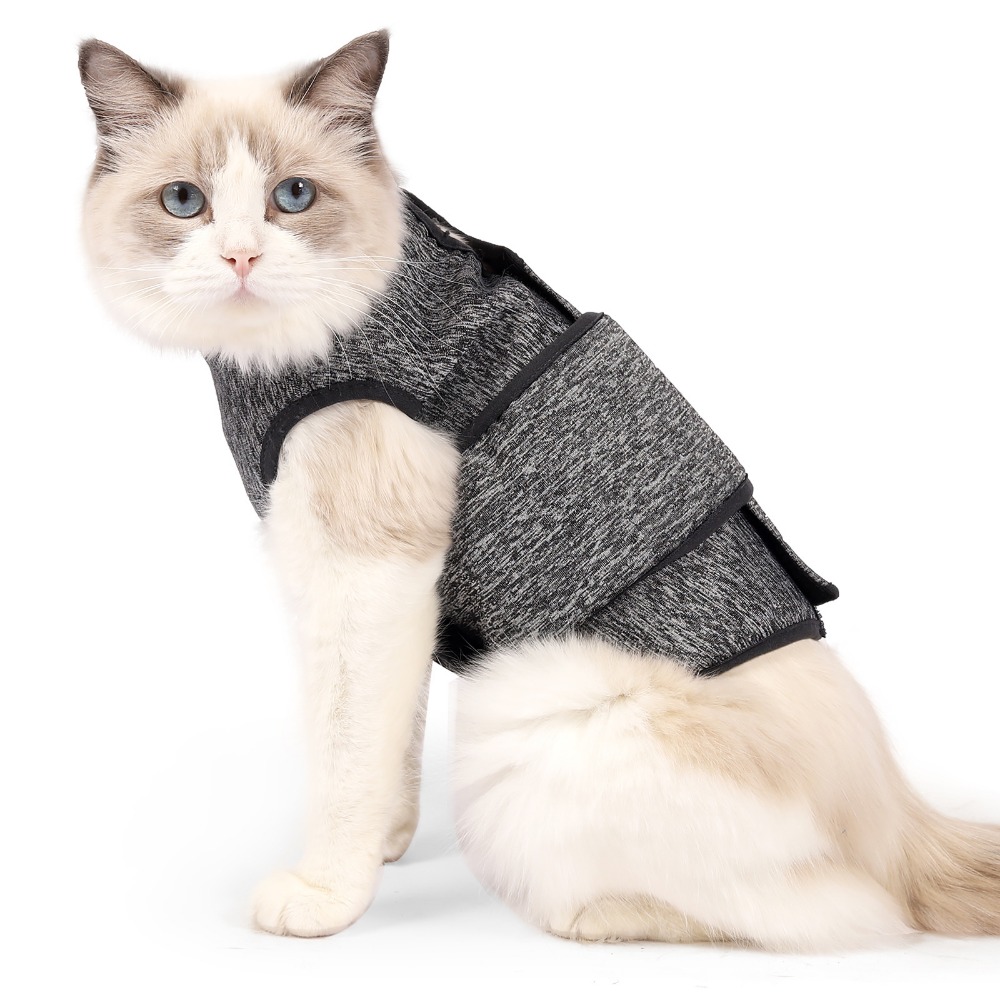 Dog Anxiety Vest - Adjustable Cat Calming Vest Elastic Breathable