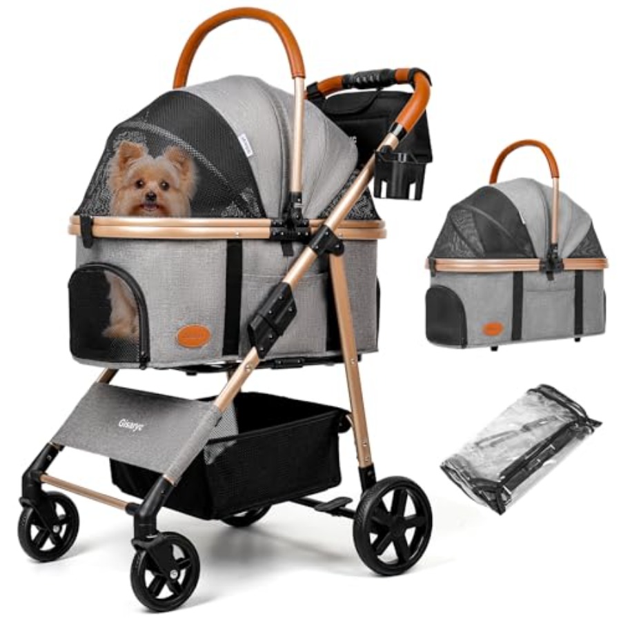 Dog Cat Stroller for Small/Med - Pet Stroller Carrier 리뷰 및 가격