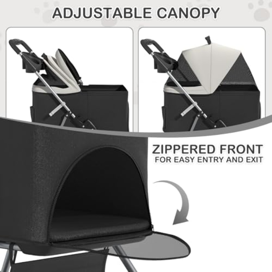 Pet stroller for small medium  - Pet Stroller Carrier 리뷰 및 가격