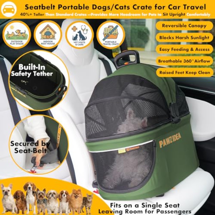 Double pet stroller for travel - Pet Stroller Carrier 리뷰 및 가격