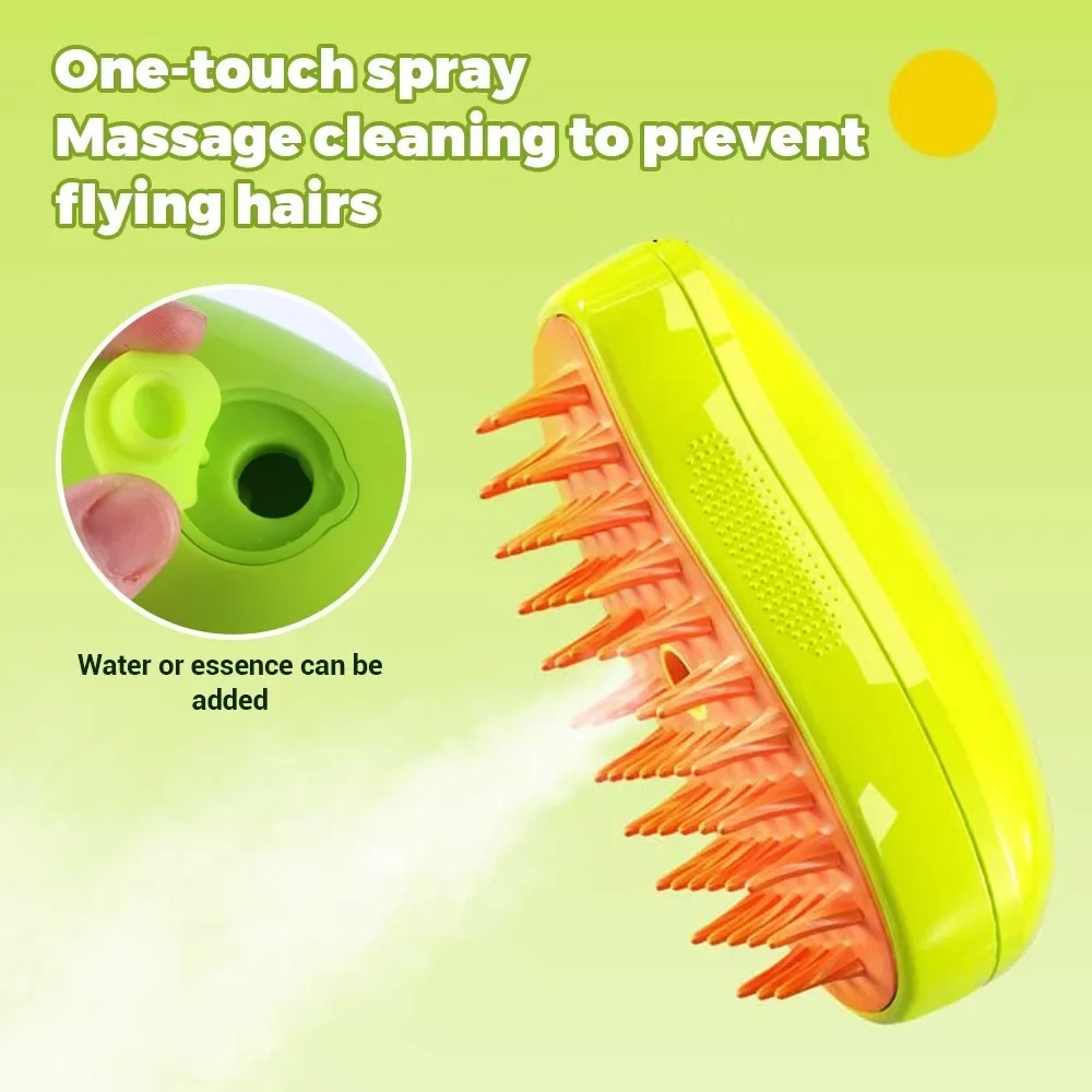 Cat Steam Brush Electric Spray - Pet Supplies Grooming Hours 리뷰 및 가격