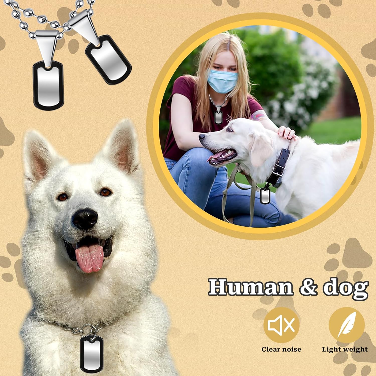 10-20Pcs Dog Tag Silicone Sile - Dog Muzzle Silicone 리뷰 및 가격