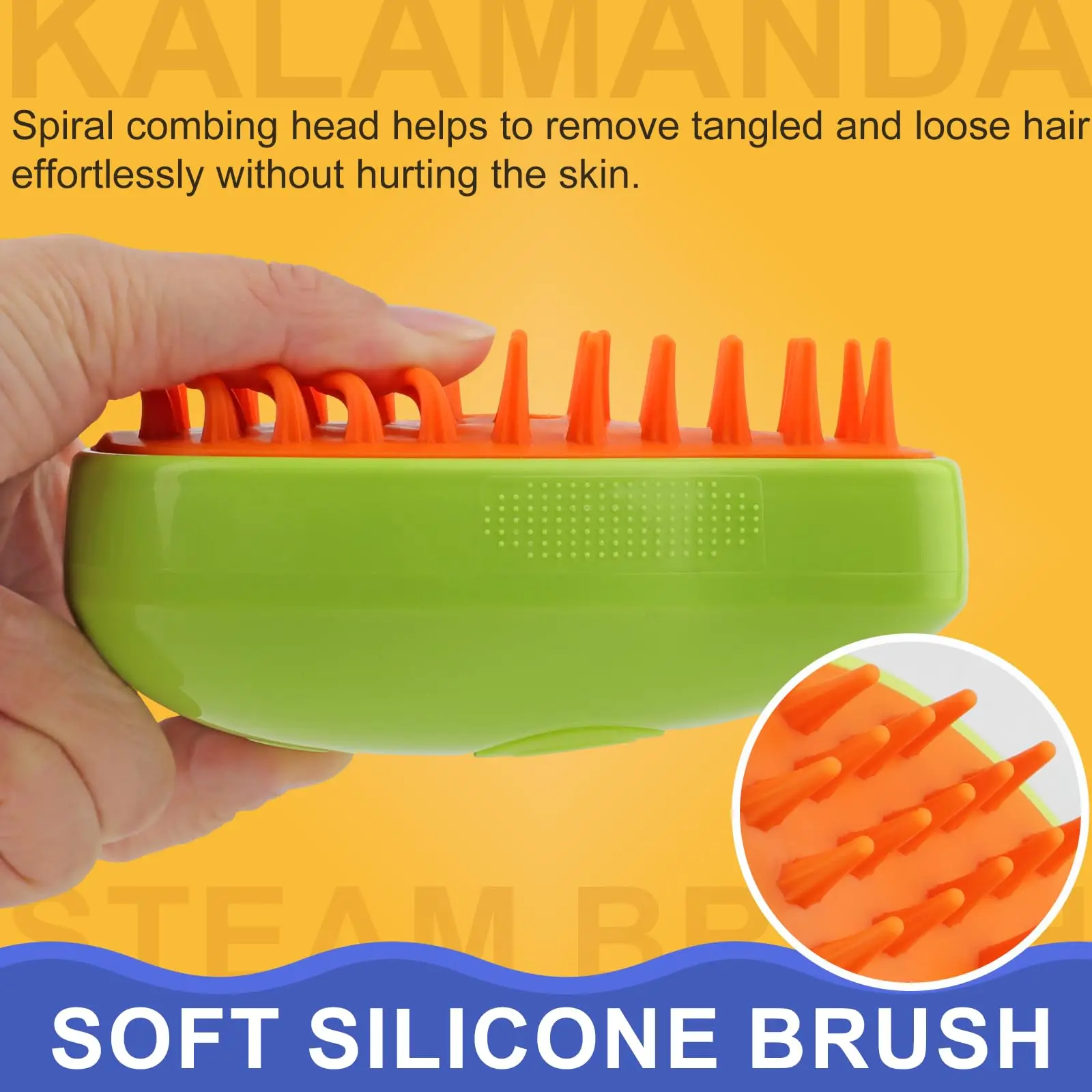 3-in-1 Steamy Brush for Pet Ca - Pet Supplies Grooming Hours 리뷰 및 가격