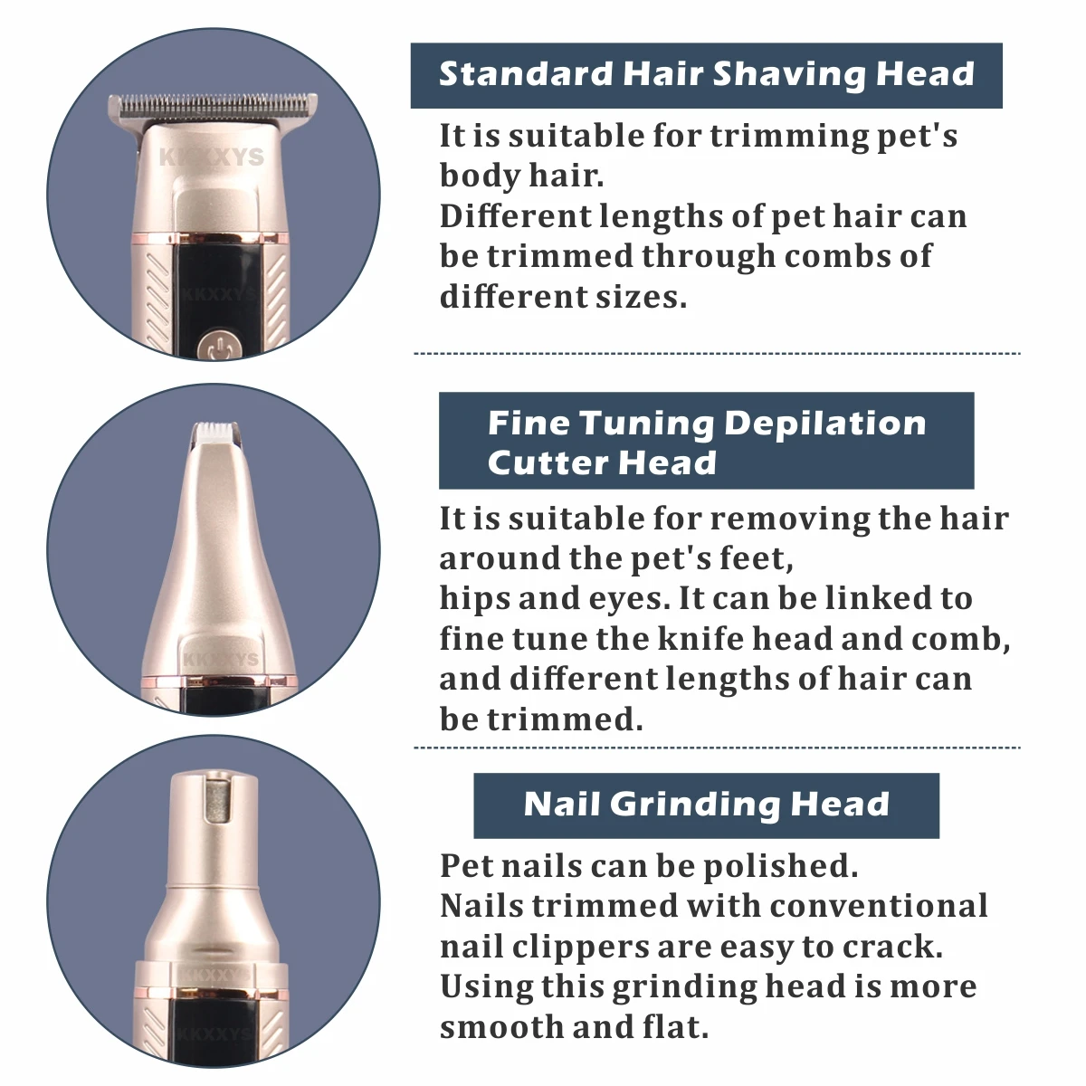 Pet Hair Trimmer 3in1 Professi - Pet Supplies Grooming Hours 리뷰 및 가격