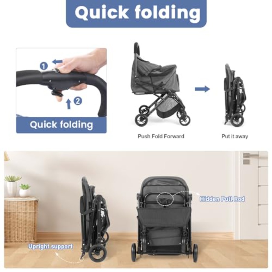 Pet Stroller for Medium Small  - Pet Stroller Carrier 리뷰 및 가격