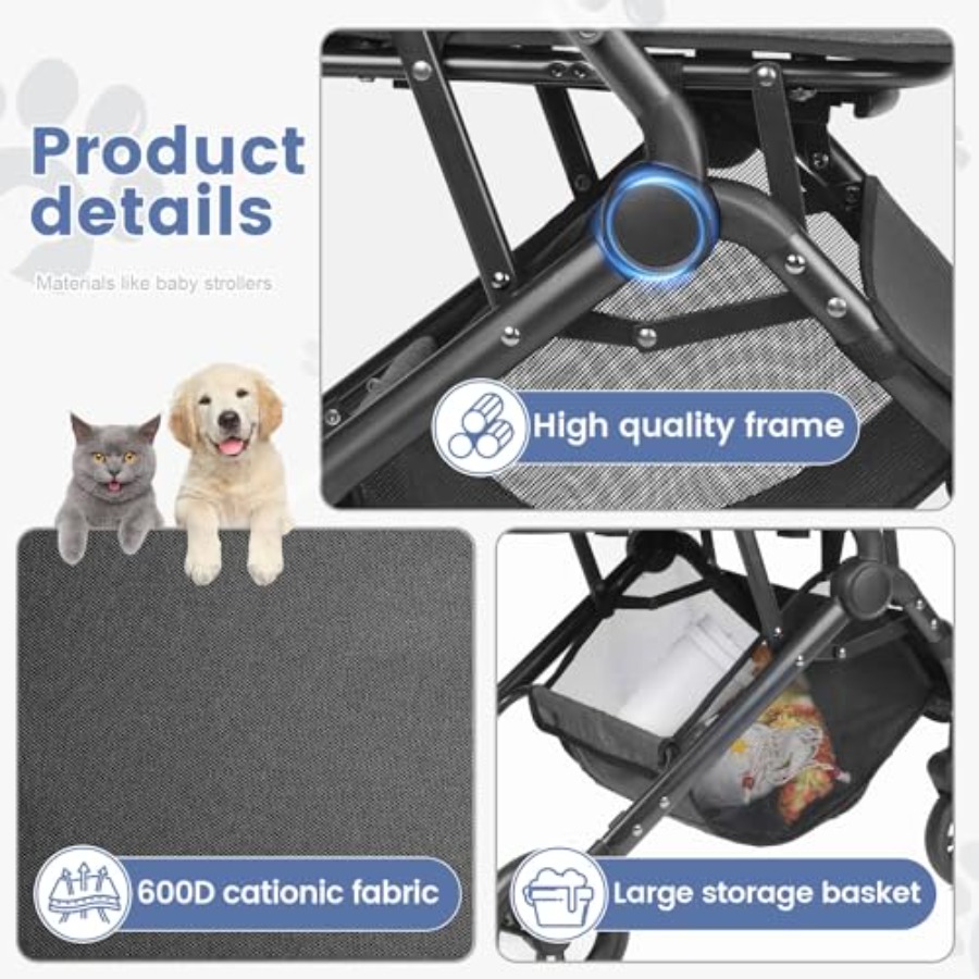 Pet Stroller for Medium Small  - Pet Stroller Carrier 리뷰 및 가격