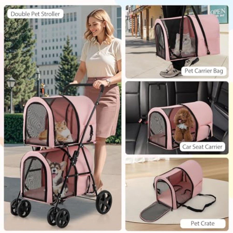 Pet stroller for small to medi - Pet Stroller Carrier 리뷰 및 가격
