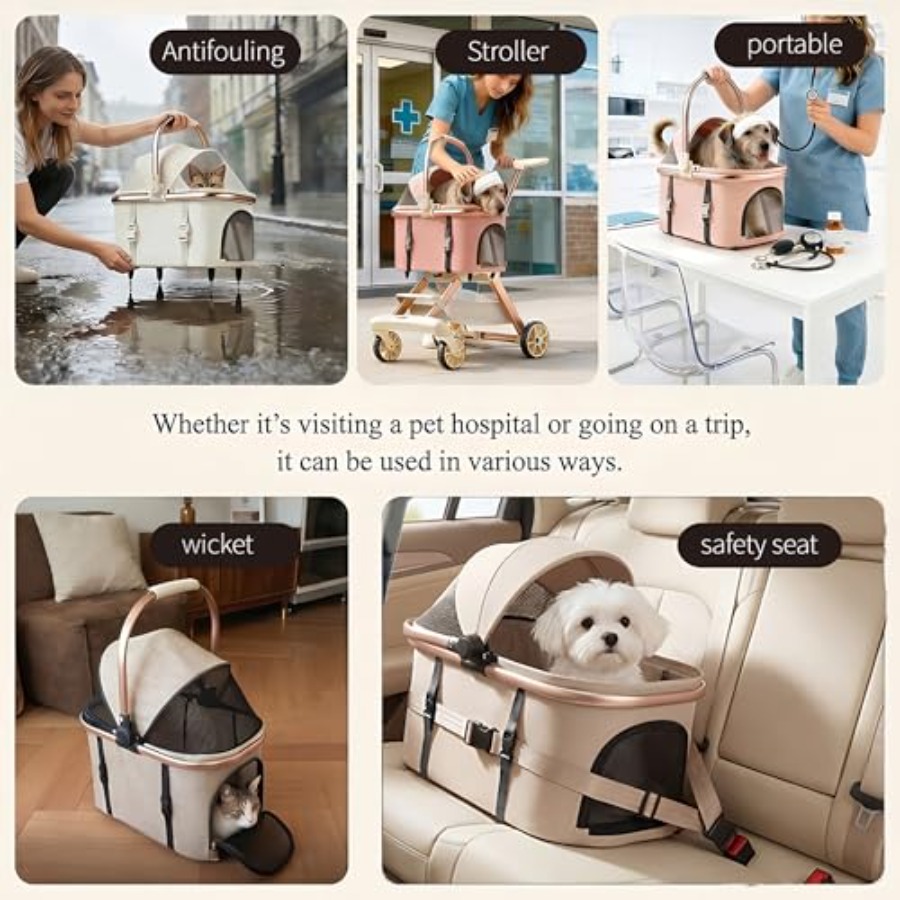 All-Terrain Pet Stroller for S - Pet Stroller Carrier 리뷰 및 가격