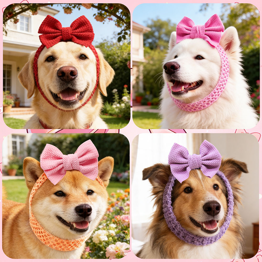 50PCS Dog Bows Elastic Bands C - Pet Supplies Wholesale 리뷰 및 가격