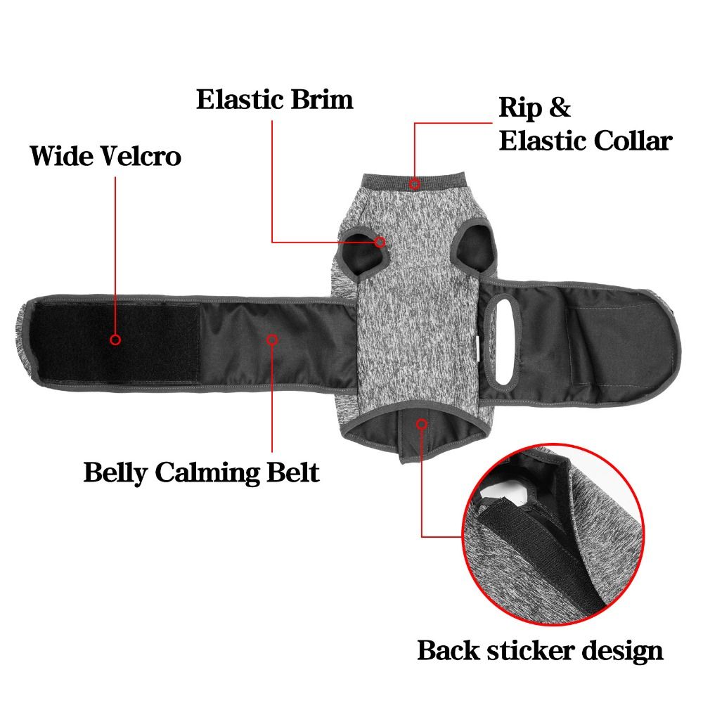 Adjustable Cat Calming Vest El - Dog Anxiety Vest 리뷰 및 가격
