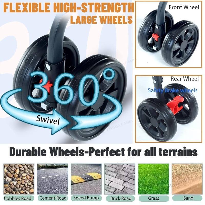 Pet Dog Stroller 3-in-1 Dog Wa - Pet Stroller Carrier 리뷰 및 가격