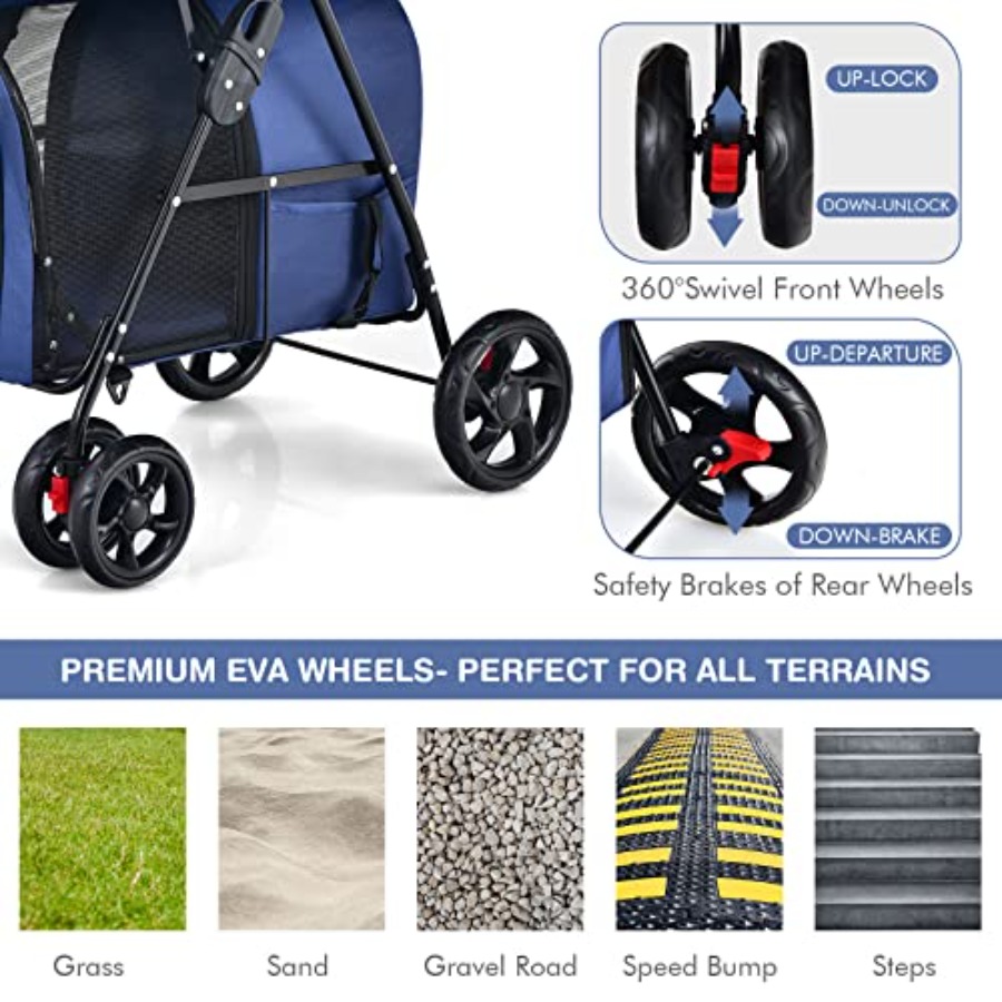 Pet stroller for small to medi - Pet Stroller Carrier 리뷰 및 가격