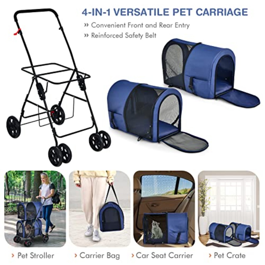 Pet stroller for small to medi - Pet Stroller Carrier 리뷰 및 가격