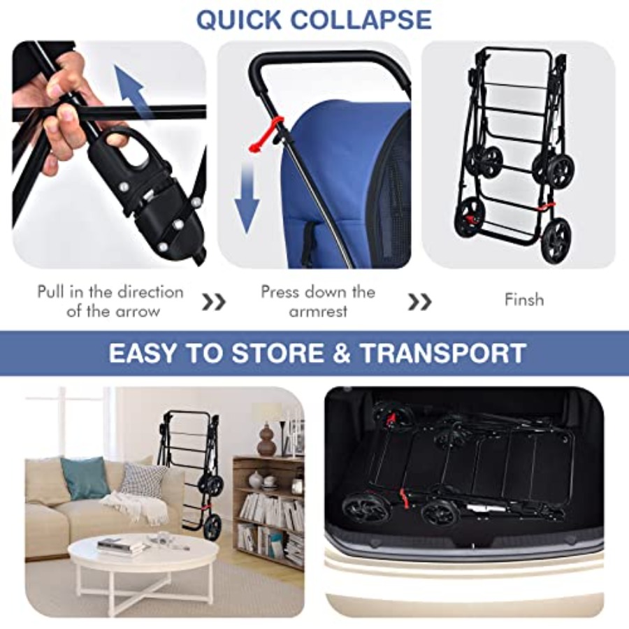 Pet stroller for small to medi - Pet Stroller Carrier 리뷰 및 가격