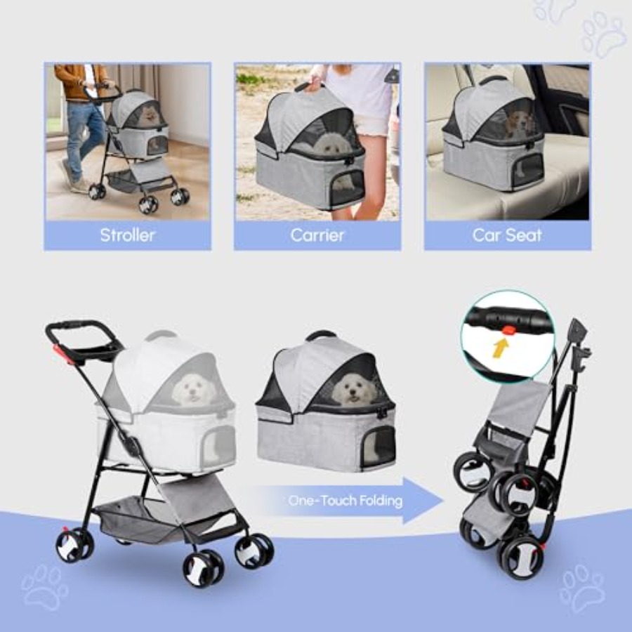 Pet Stroller for Small Medium  - Pet Stroller Carrier 리뷰 및 가격