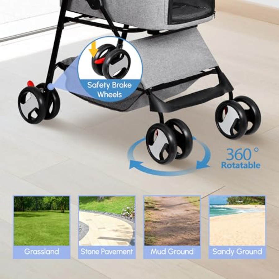 Pet Stroller for Small Medium  - Pet Stroller Carrier 리뷰 및 가격